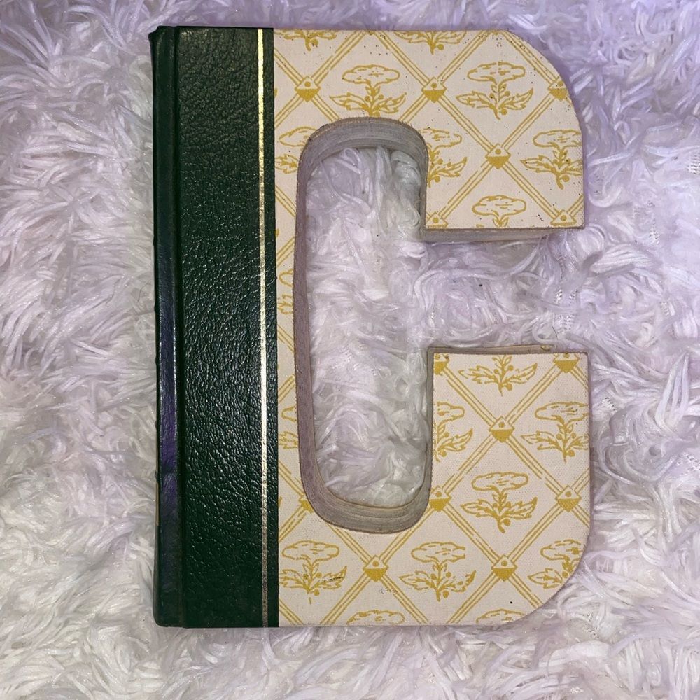 Letter “C” Cut out of Reader’s Digest Condensed Books Volume 2 - 1966